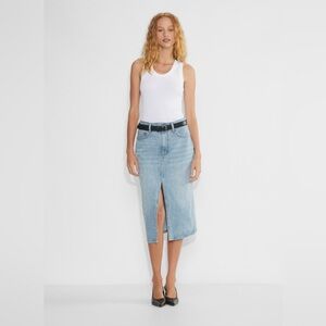 Aritzia Denim Forum ’90s Halle Denim Skirt